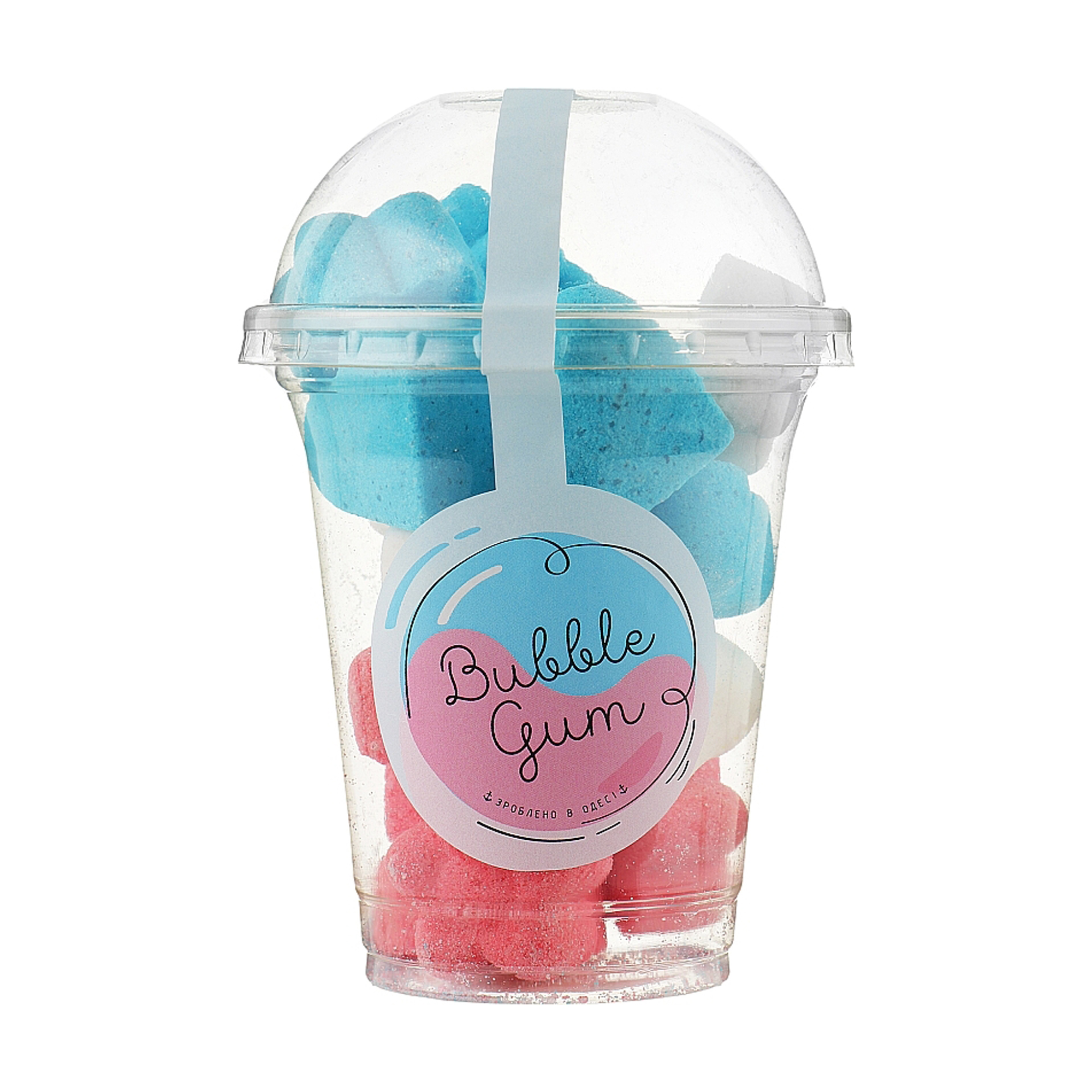 Бомбочки для ванни Dushka Bubble Gum Крихітки бомбі, в стакані, 300 г